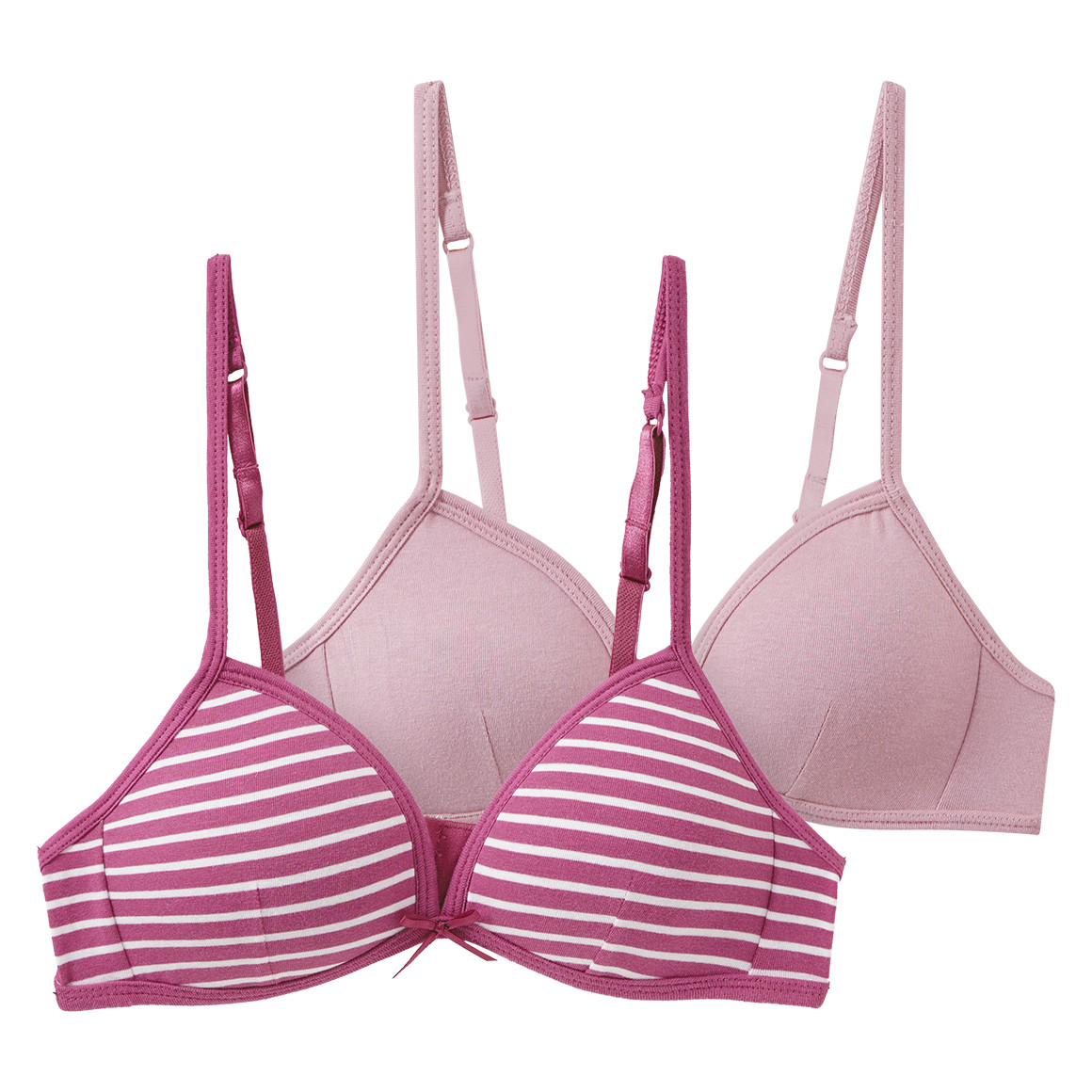 2 Mädchen BHs im Set