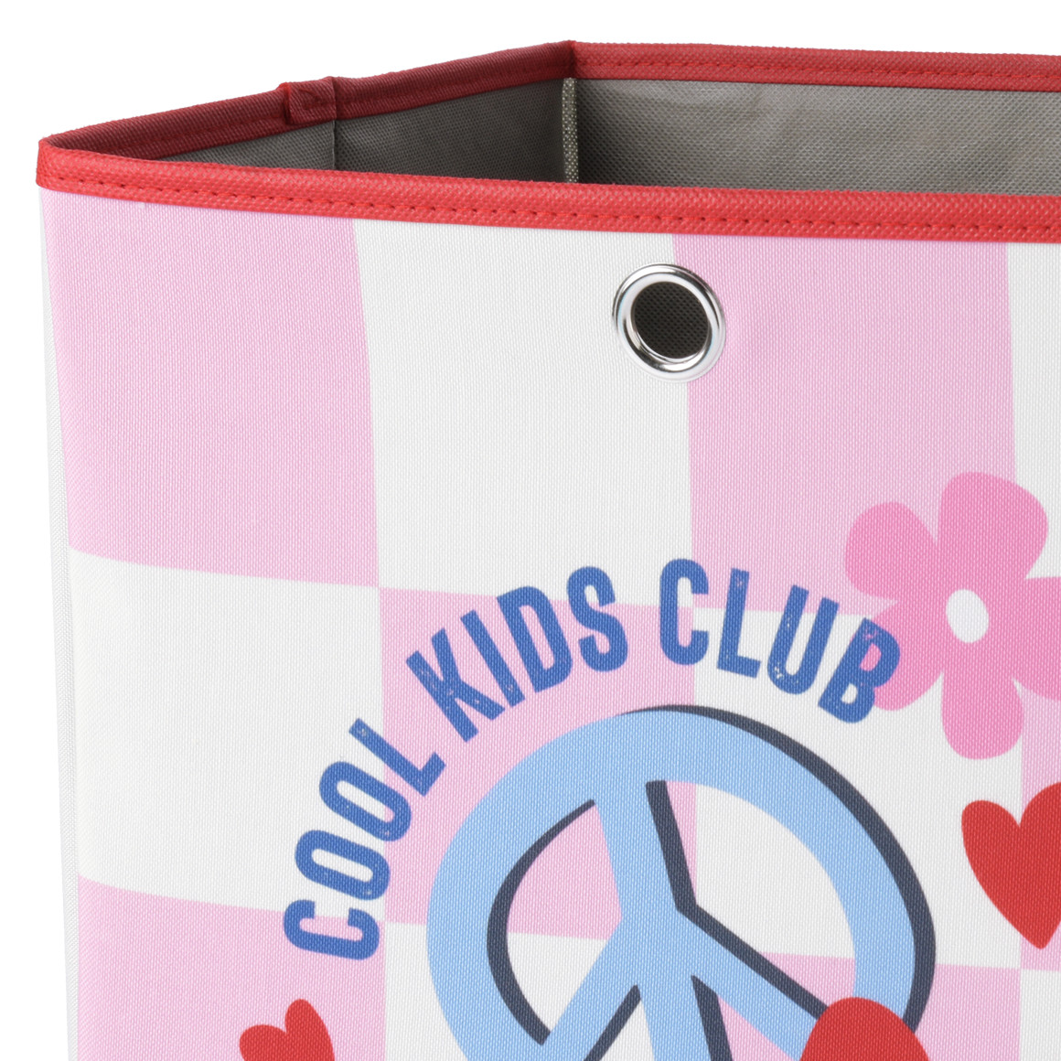 Aufbewahrungsbox mit buntem Motiv