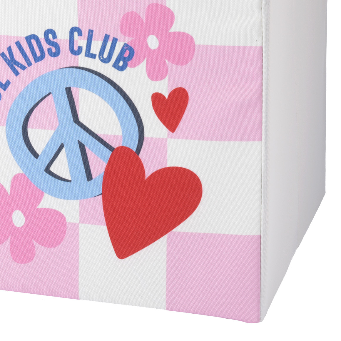 Aufbewahrungsbox mit buntem Motiv