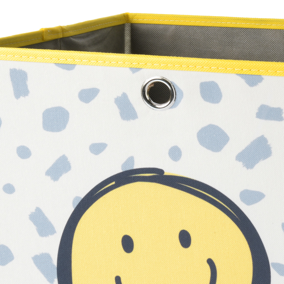 Aufbewahrungsbox mit Emoji-Motiv