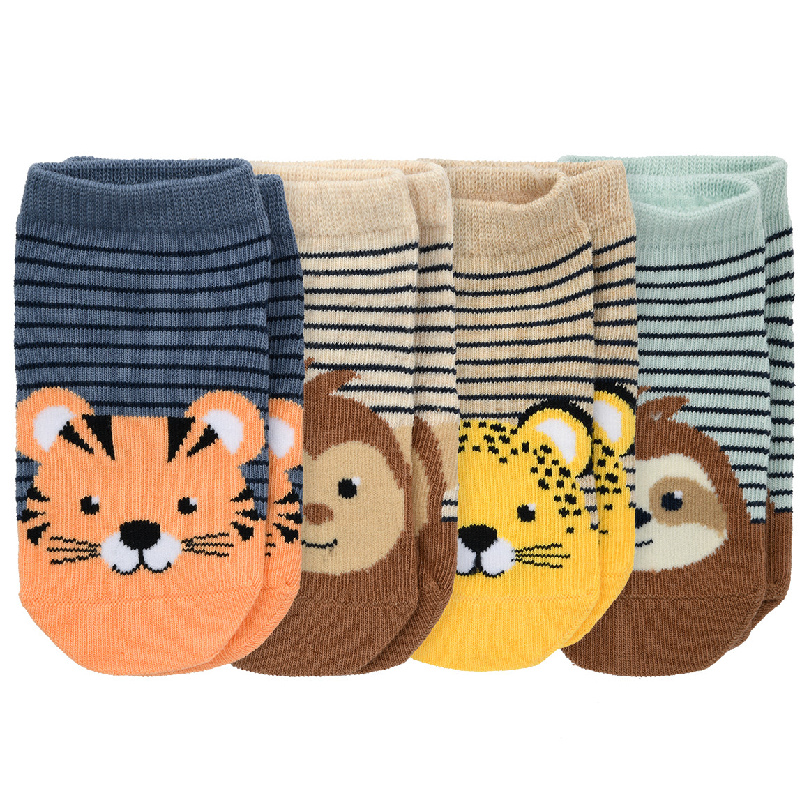 4 Paar Baby Sneaker-Socken im Set