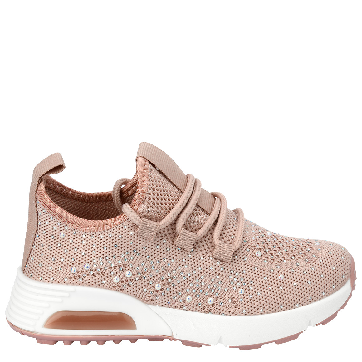 Mädchen Sneaker mit Glitzersteinchen