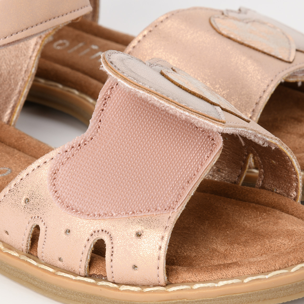 Mädchen Sandalen mit Herz-Applikation