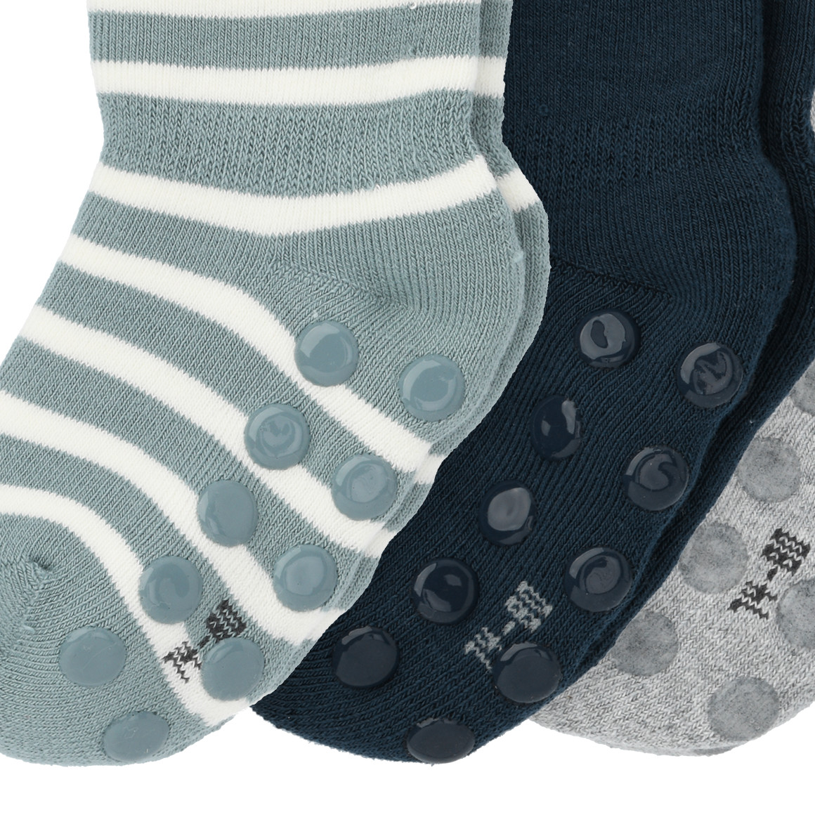 3 Paar Baby Stoppersocken im Set