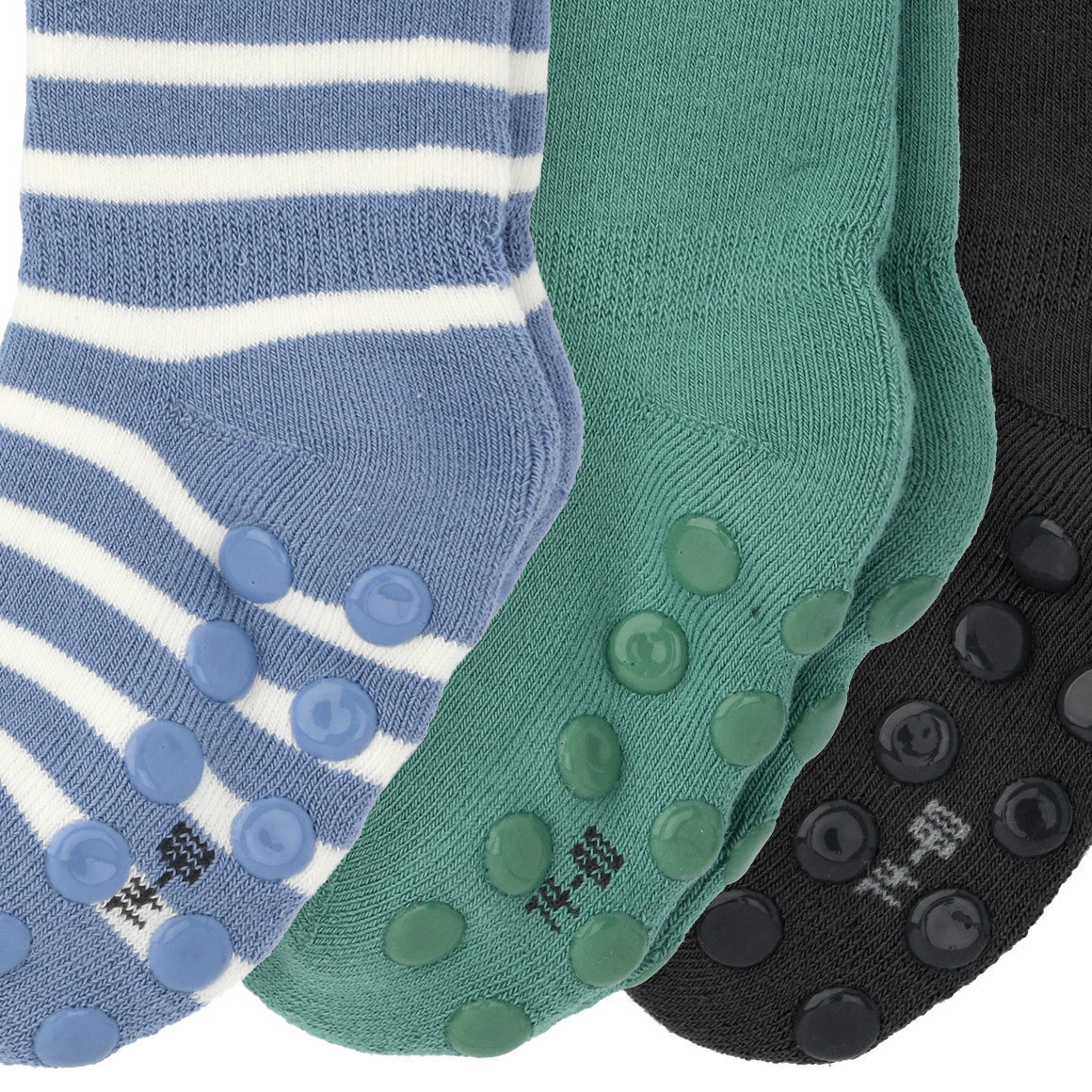 3 Paar Baby Stoppersocken im Set