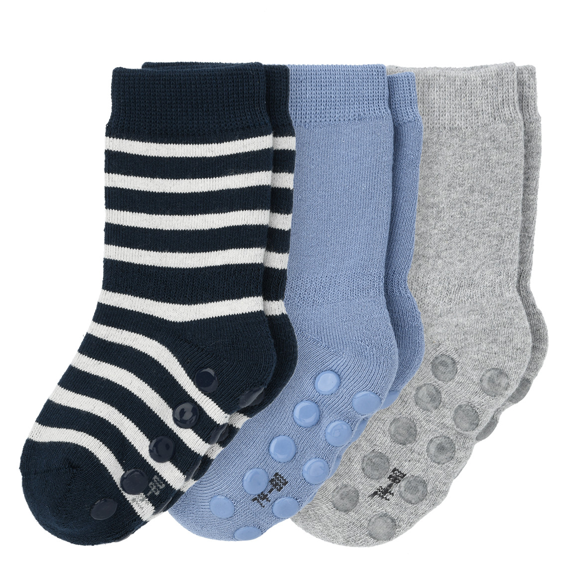 3 Paar Baby Stoppersocken im Set