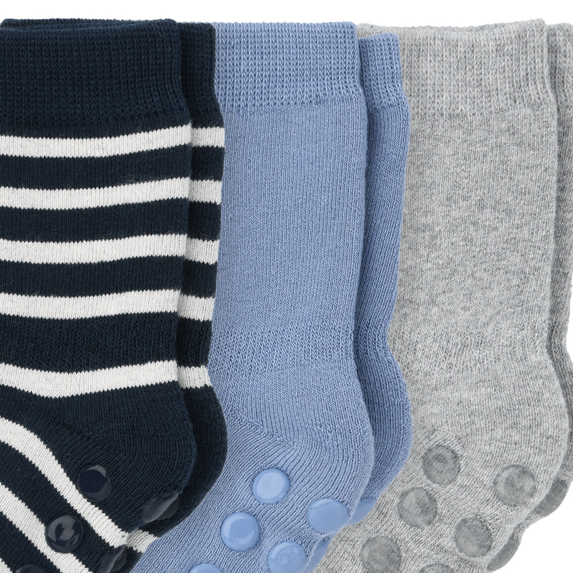 3 Paar Baby Stoppersocken im Set