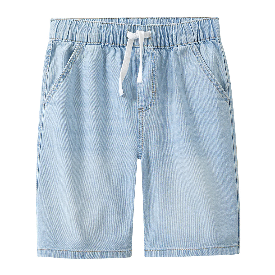 Jungen Pull-On Jeans-Shorts mit Tunnelzug