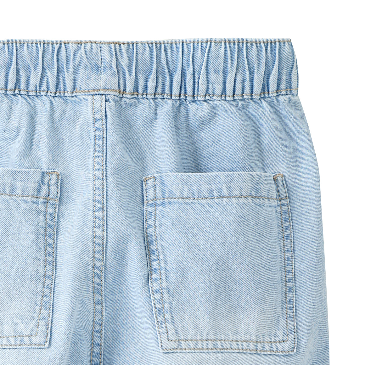 Jungen Pull-On Jeans-Shorts mit Tunnelzug