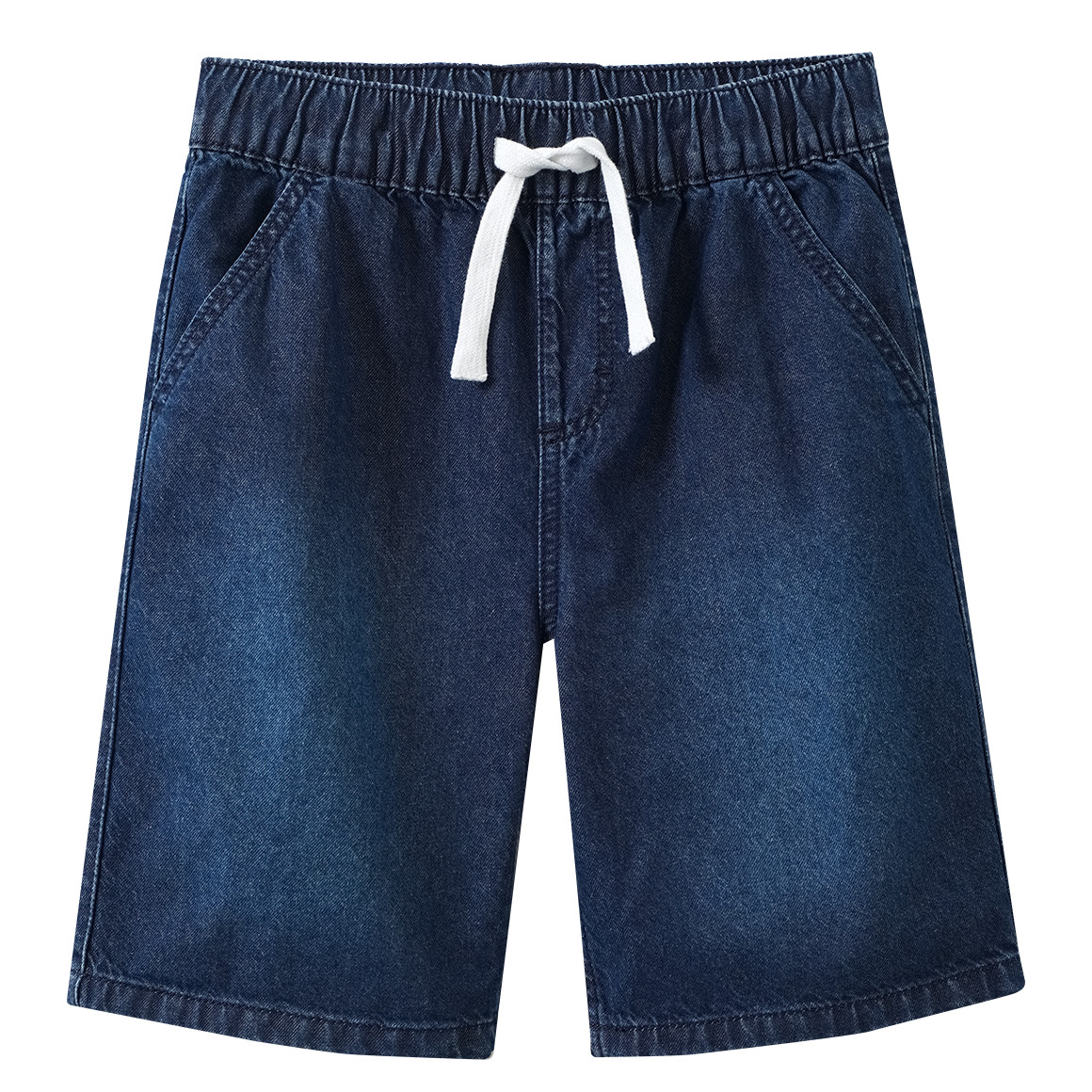 Jungen Pull-On Jeans-Shorts mit Tunnelzug