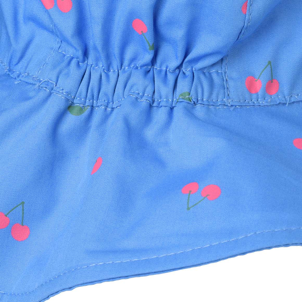 Mädchen Sonnenhut mit Kirsch-Print