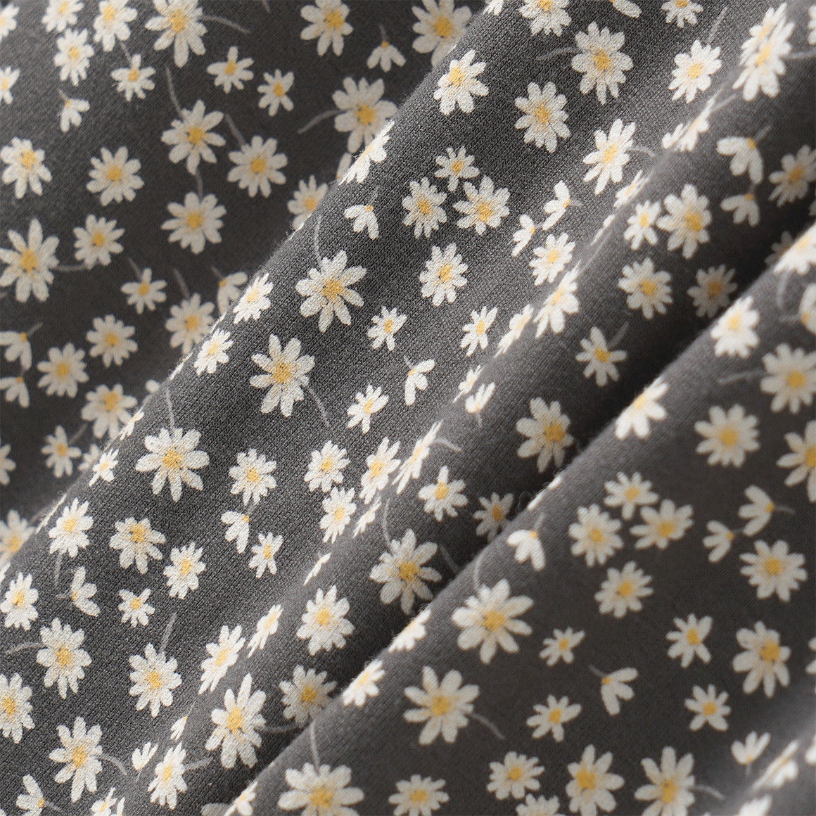 Meisjesjurk met bloemenprint all-over
