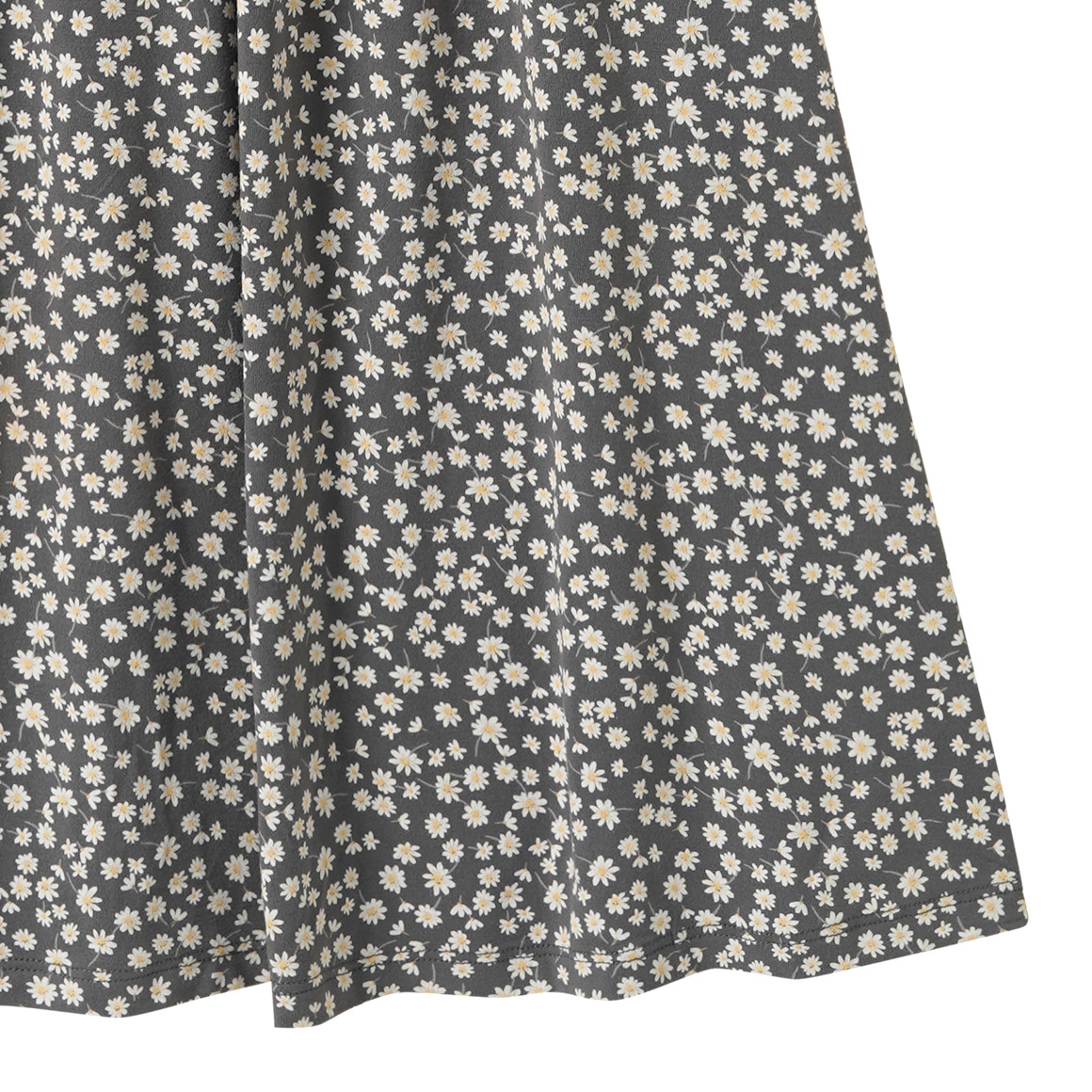 Meisjesjurk met bloemenprint all-over