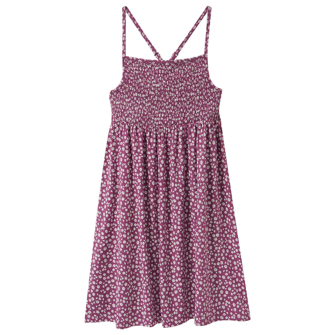 Meisjesjurk met bloemenprint