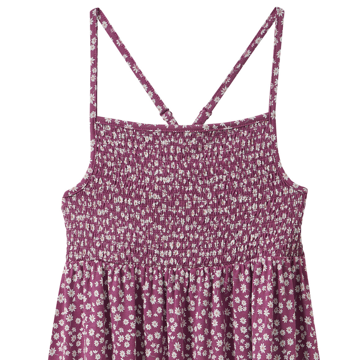 Meisjesjurk met bloemenprint
