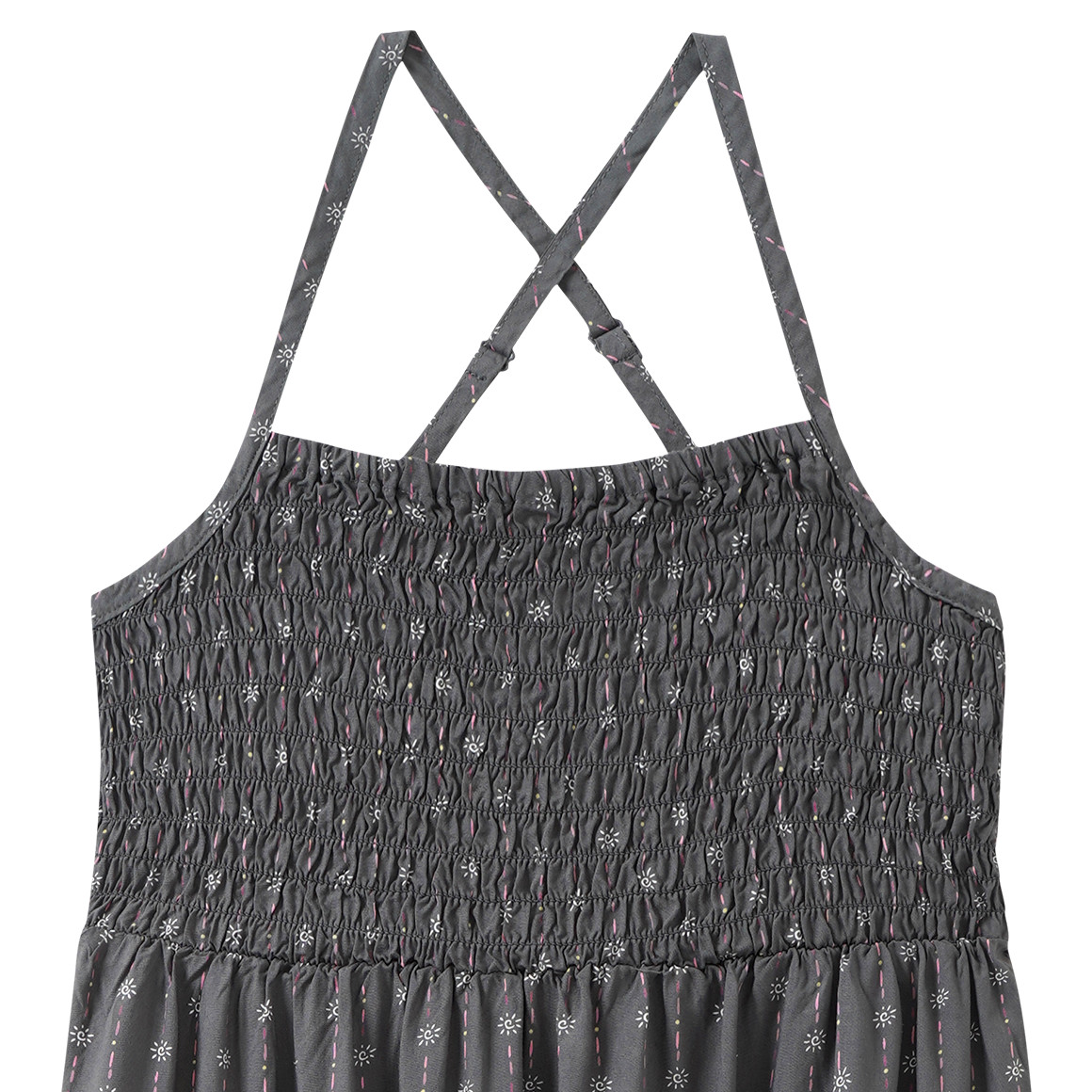 Mädchen Maxikleid mit Allover-Print