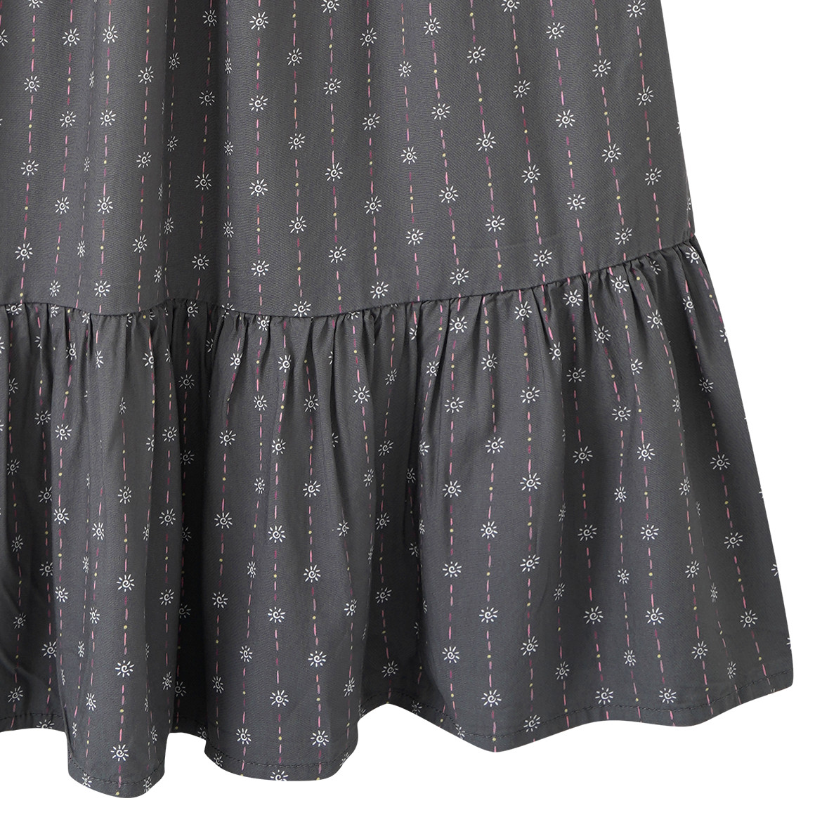 Mädchen Maxikleid mit Allover-Print