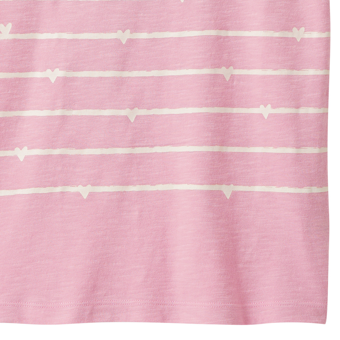 Mädchen T-Shirt mit Herz-Print