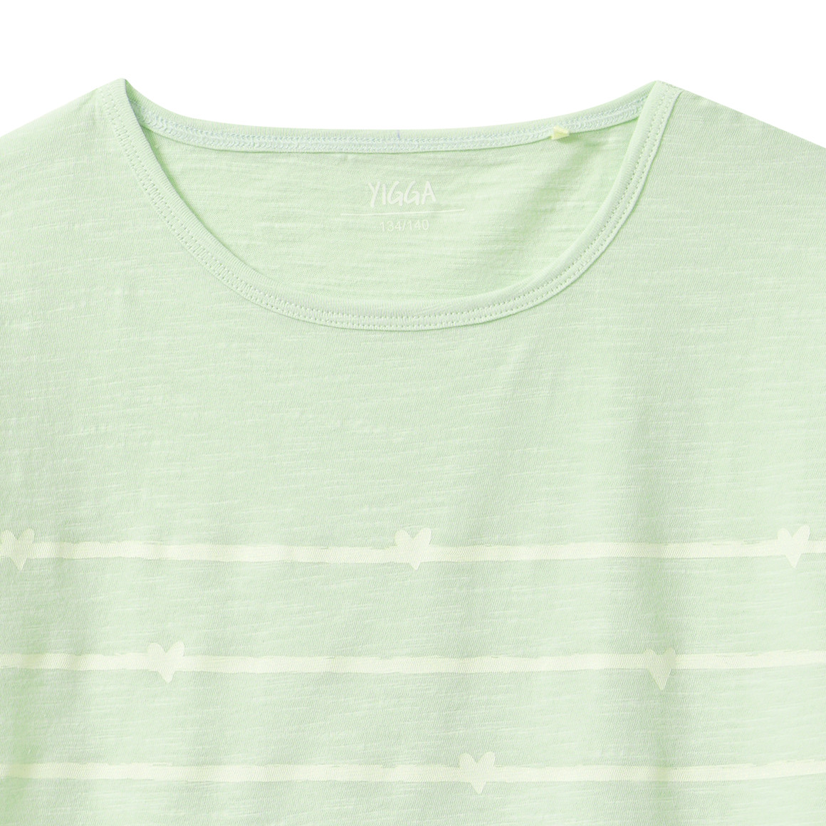 Mädchen T-Shirt mit Herz-Print