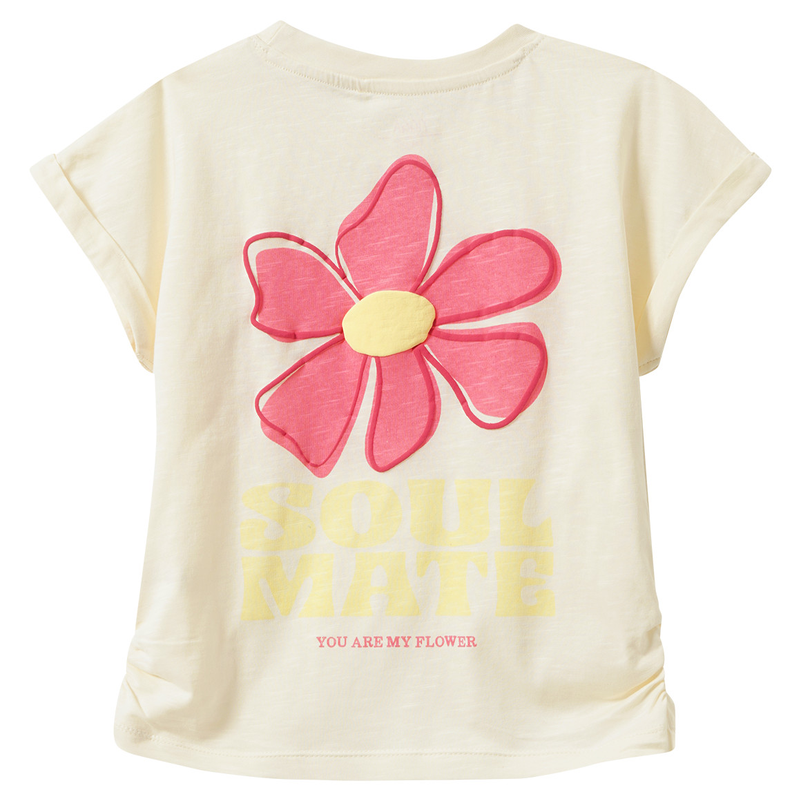 Mädchen T-Shirt mit Rücken-Print