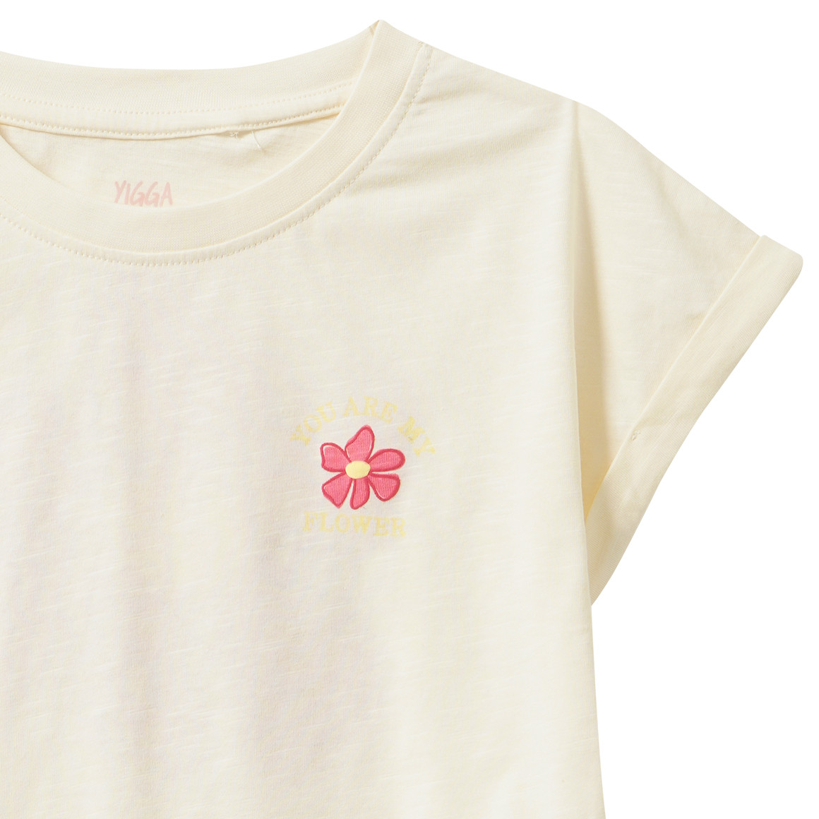 Mädchen T-Shirt mit Rücken-Print