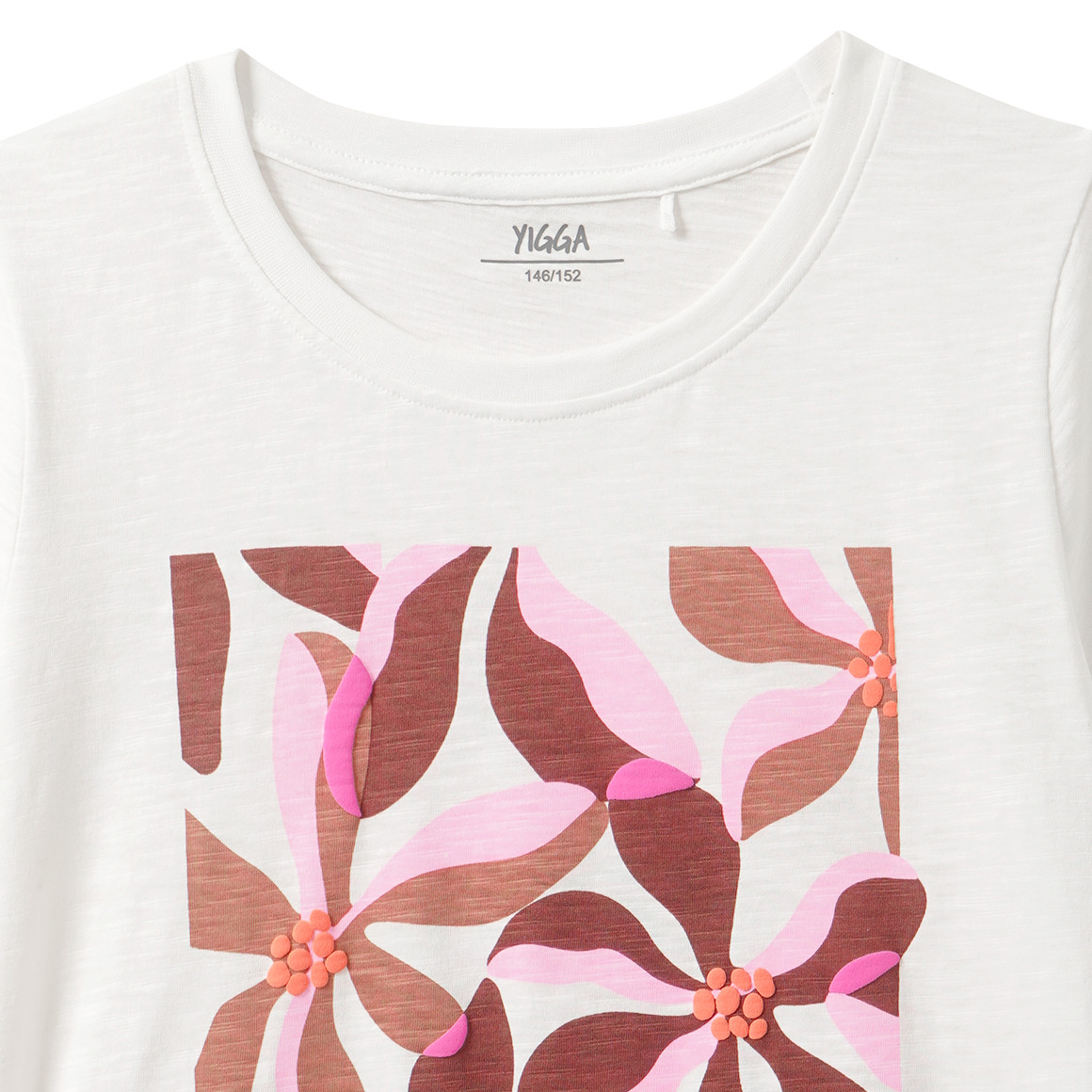 Mädchen T-Shirt mit Blumen-Motiv