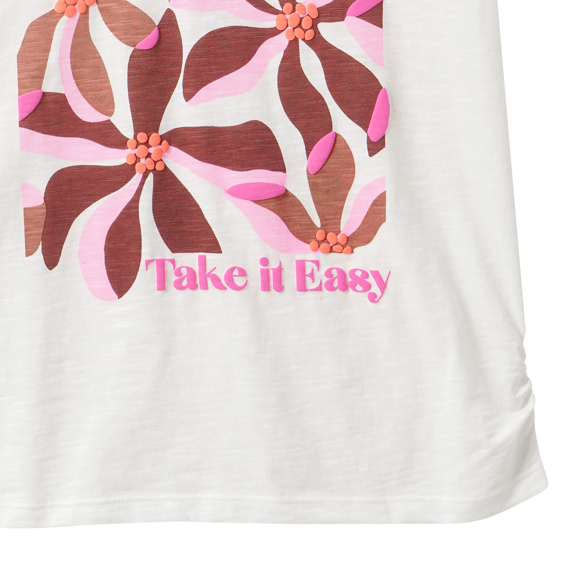 Mädchen T-Shirt mit Blumen-Motiv