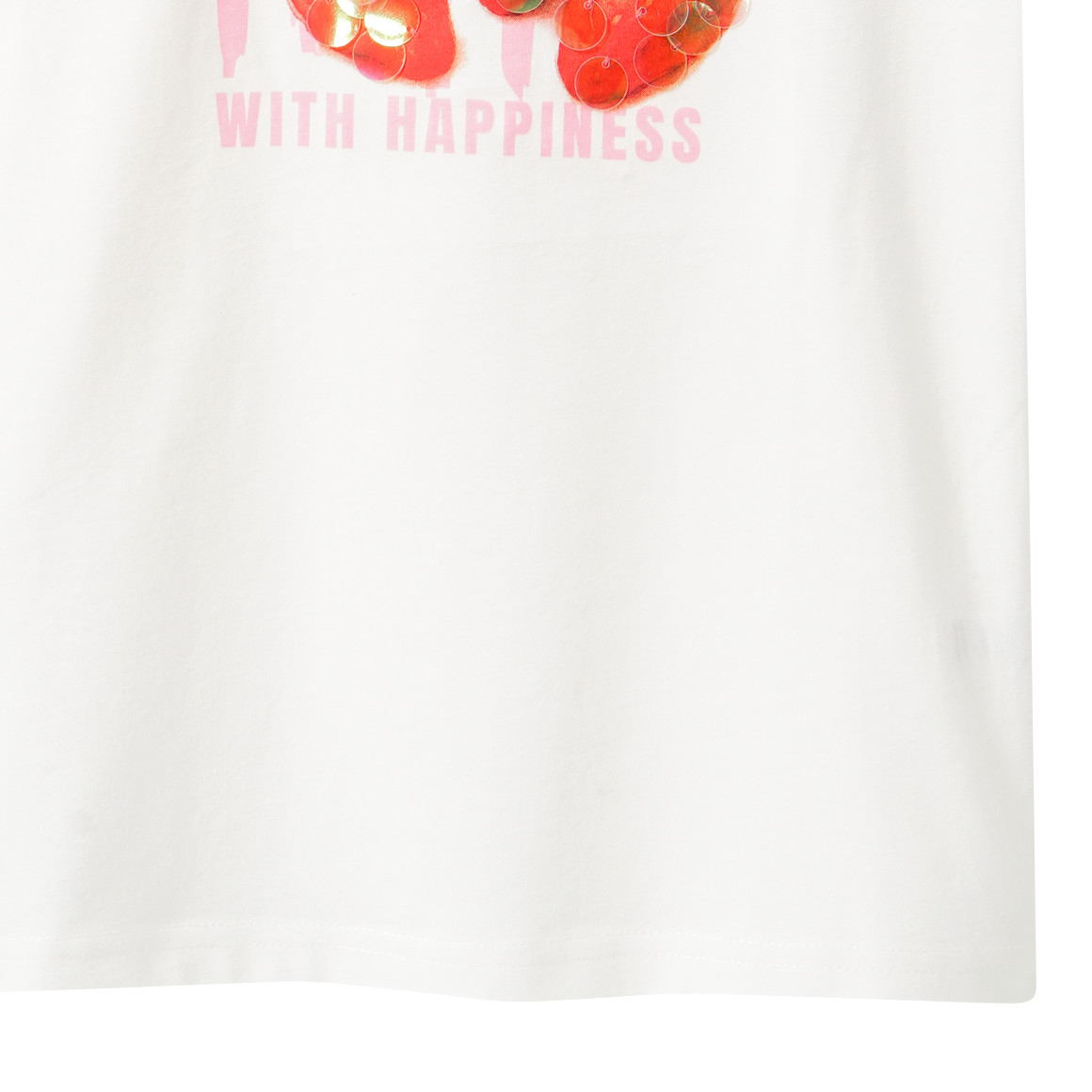 Mädchen T-Shirt mit Pailletten