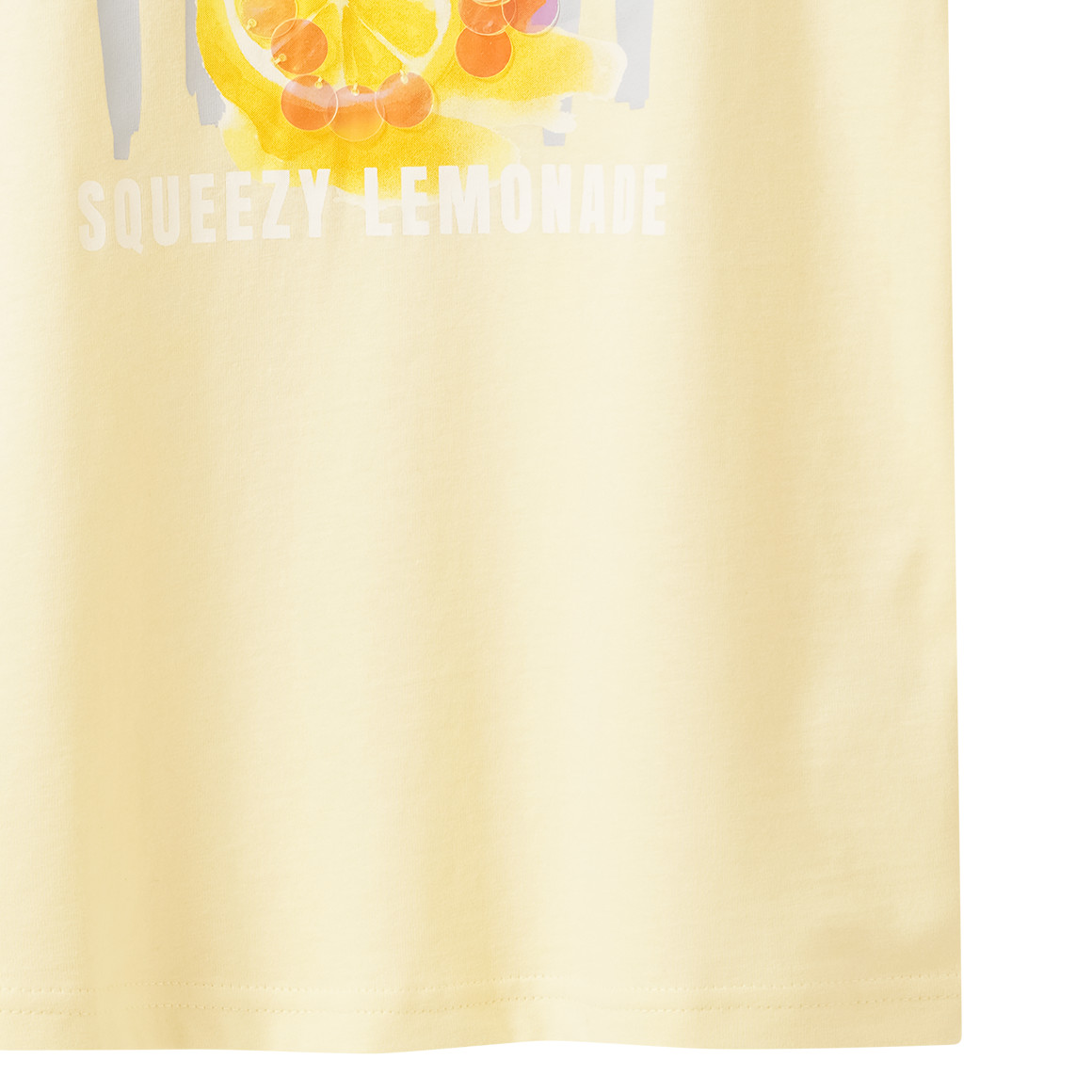 Mädchen T-Shirt mit Pailletten