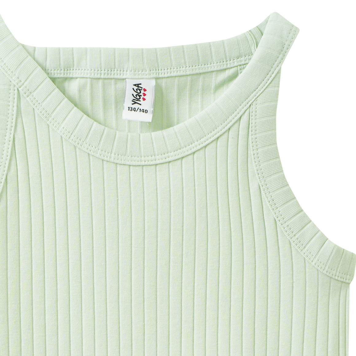 Mädchen Top mit Rippstruktur
