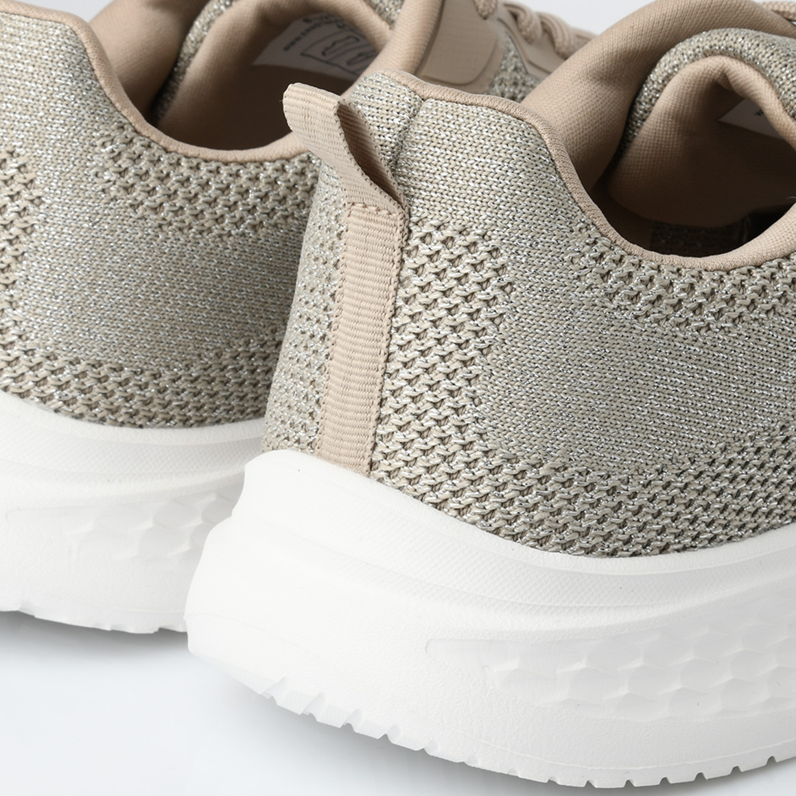 Damen Sneaker mit Glitzermesh