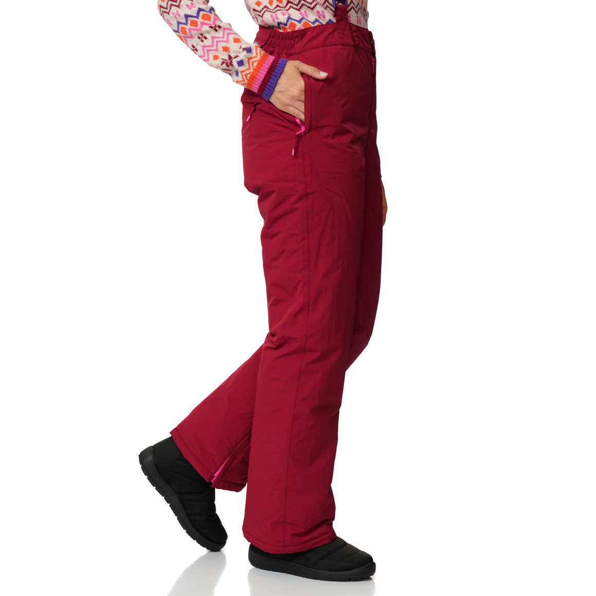 Damen Schneehose mit elastischen Trägern