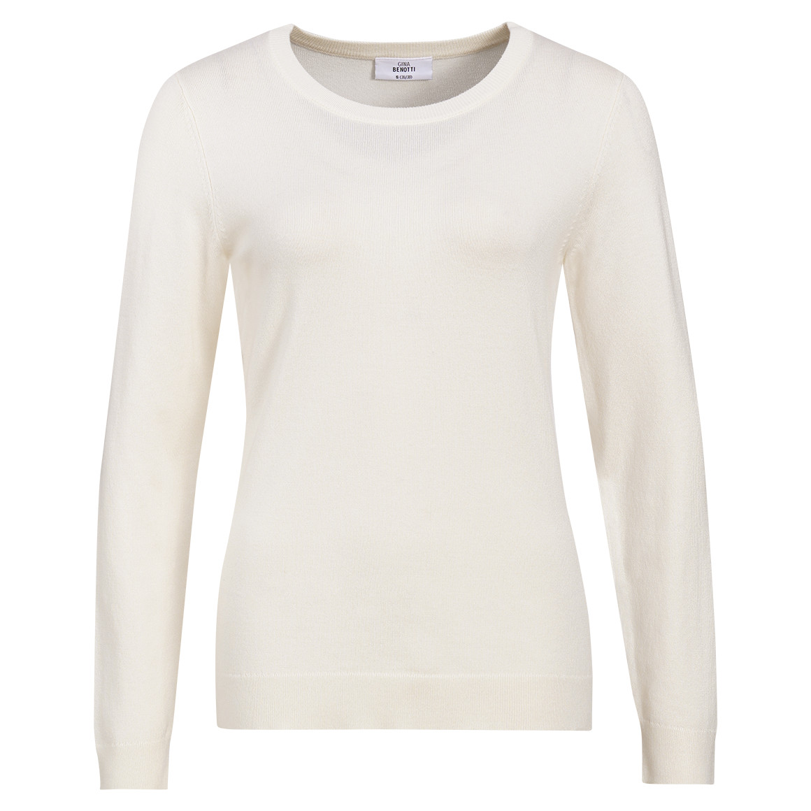 Damen Feinstrickpullover Rundhalsausschnitt