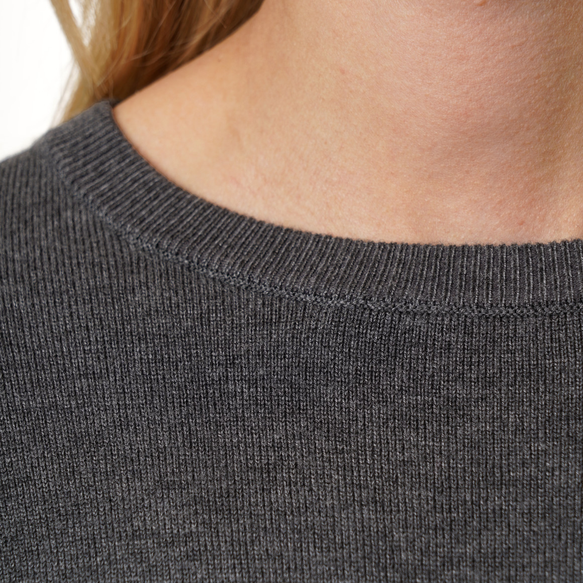 Damen Feinstrickpullover Rundhalsausschnitt
