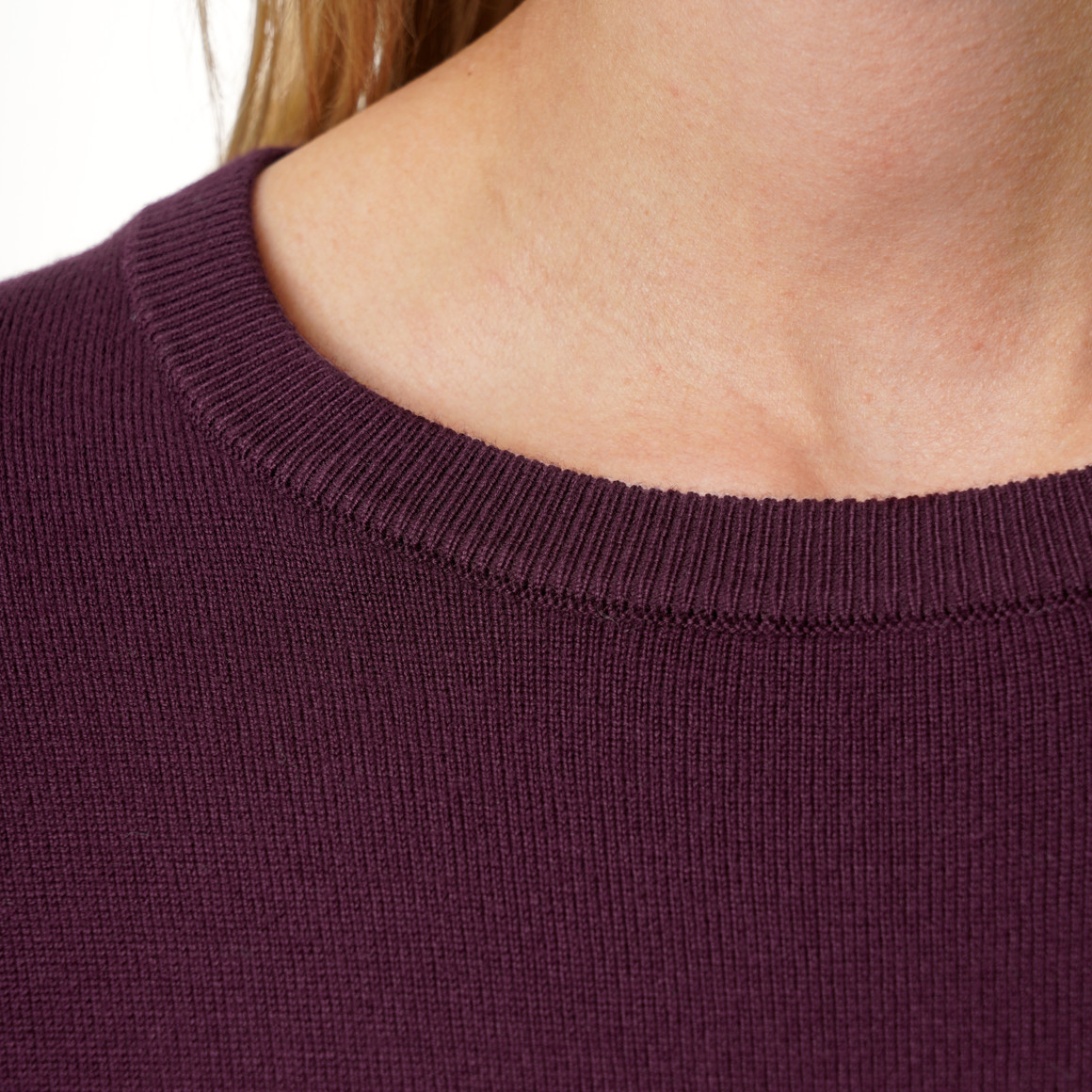 Damen Feinstrickpullover Rundhalsausschnitt