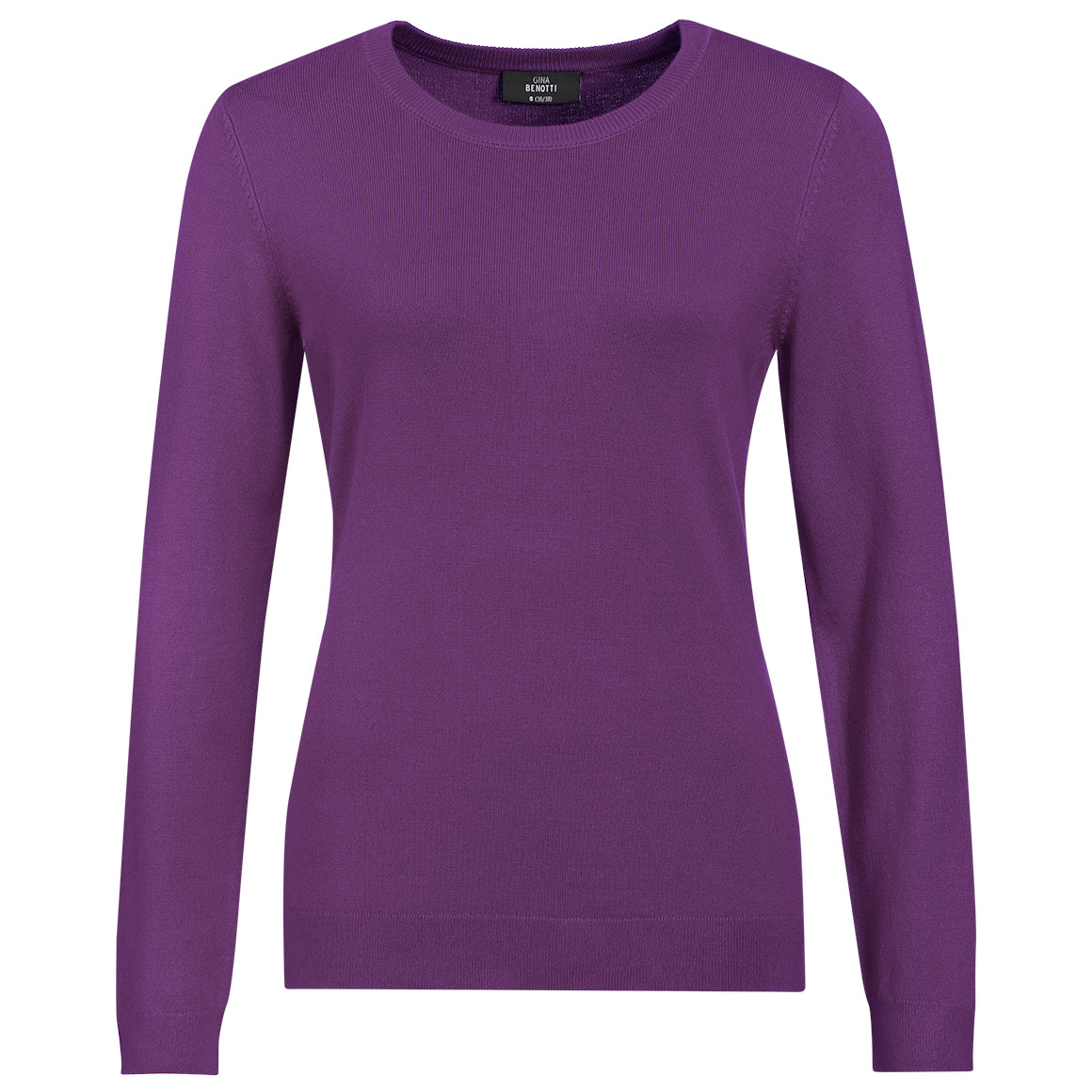 Damen Feinstrickpullover Rundhalsausschnitt
