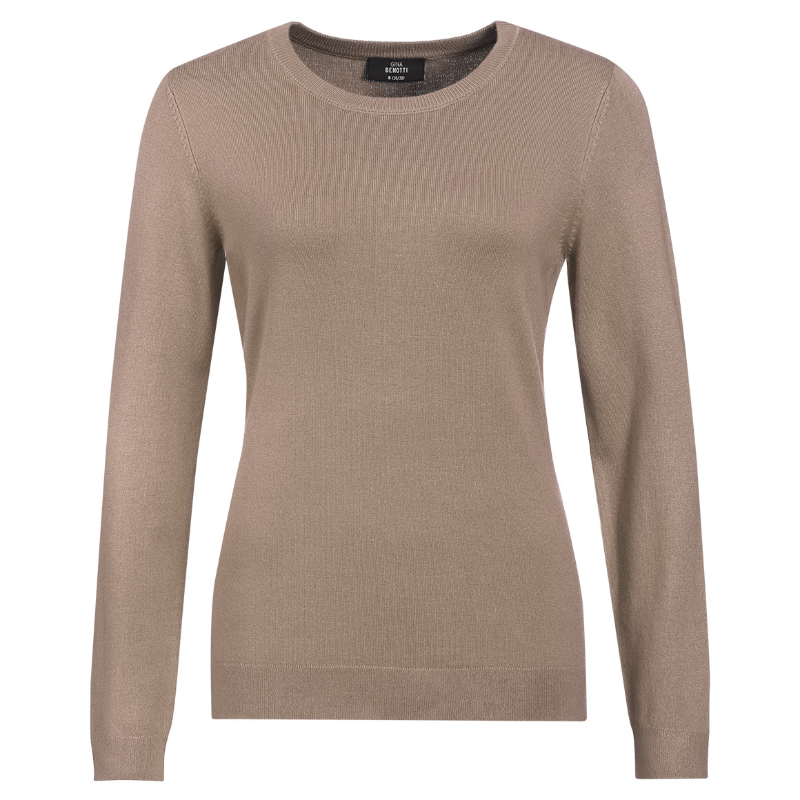 Damen Feinstrickpullover Rundhalsausschnitt
