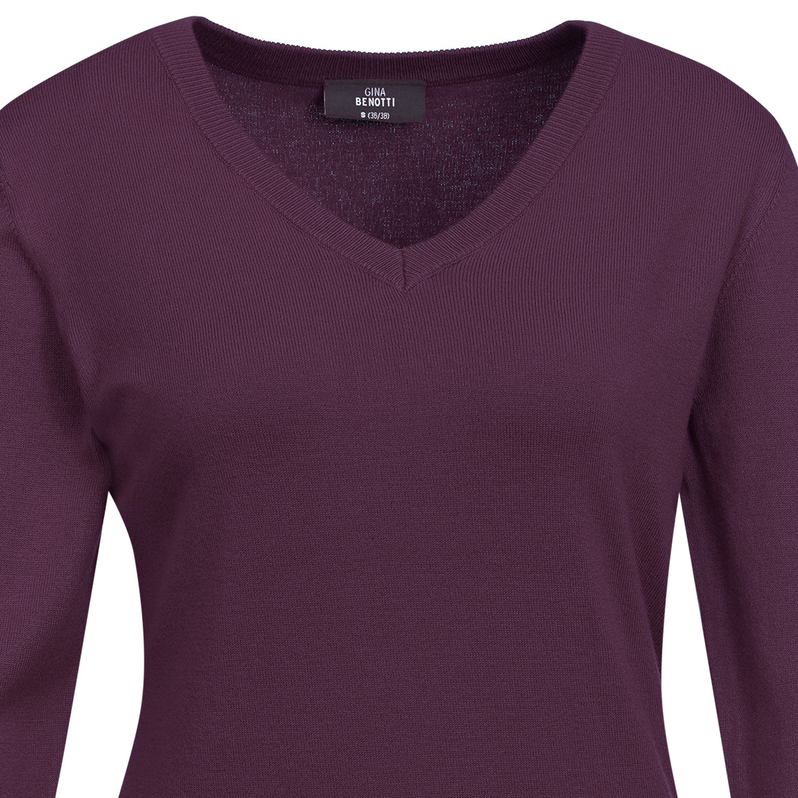 Damen Feinstrickpullover V-Ausschnitt