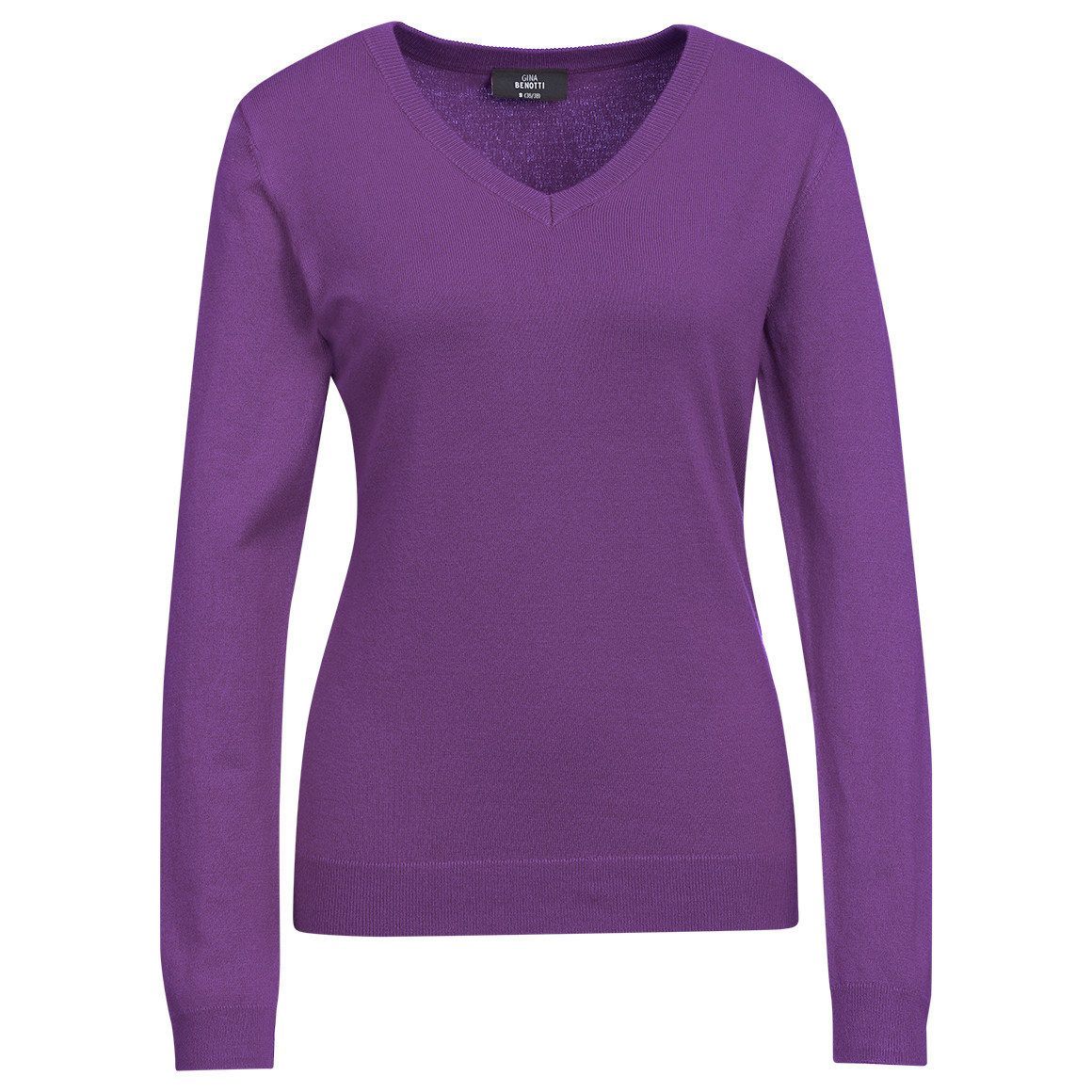 Damen Feinstrickpullover V-Ausschnitt