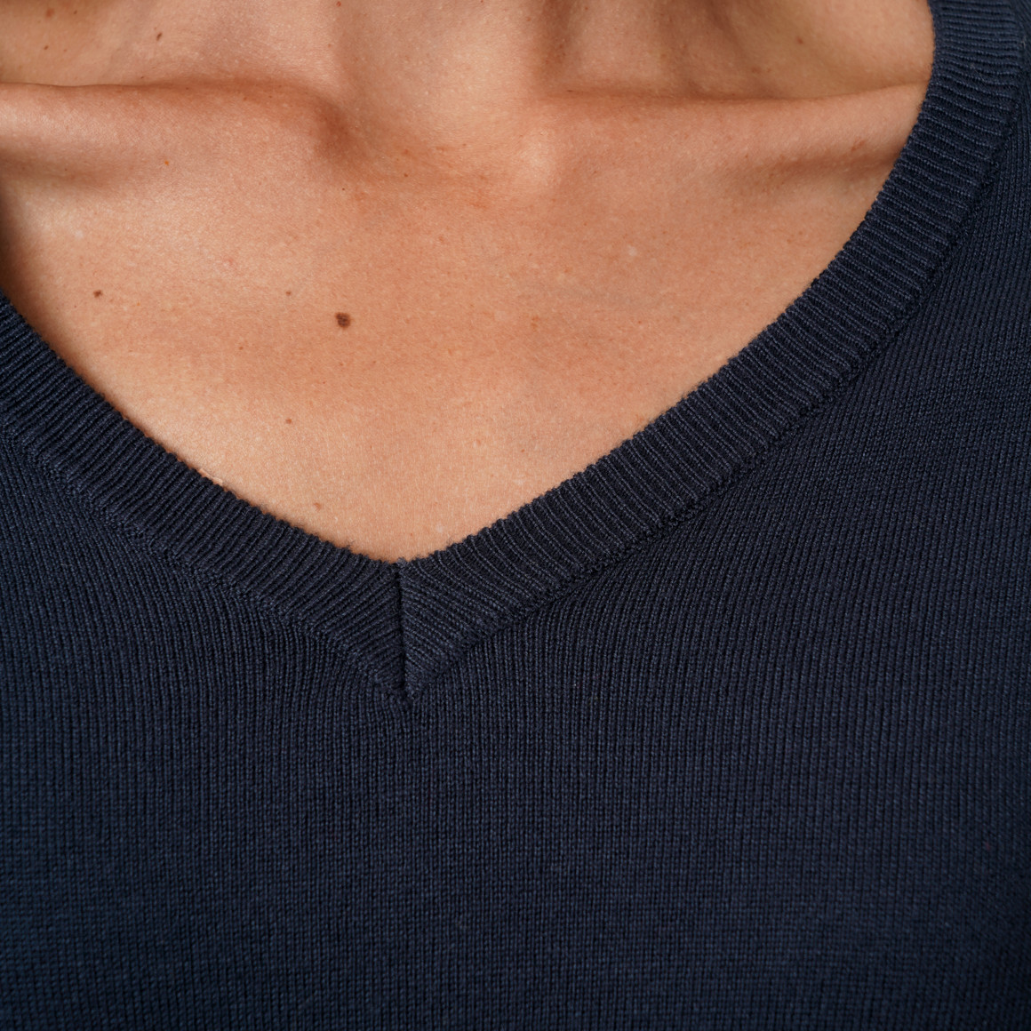 Damen Feinstrickpullover V-Ausschnitt