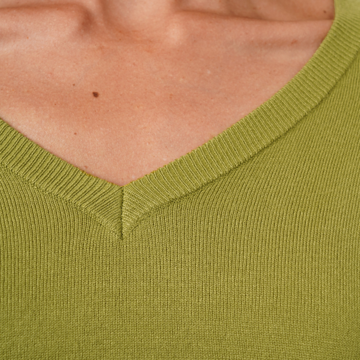 Damen Feinstrickpullover V-Ausschnitt