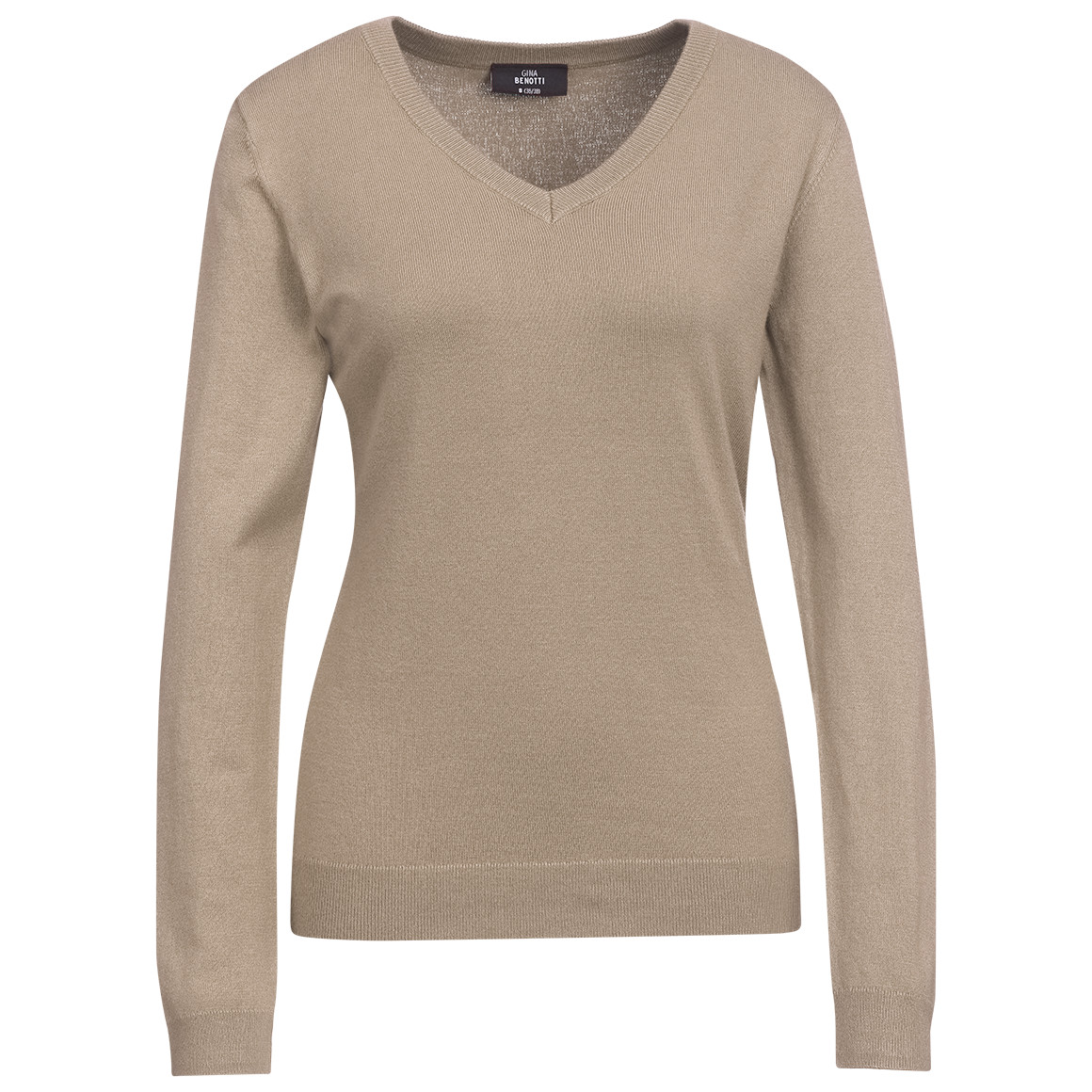 Damen Feinstrickpullover V-Ausschnitt