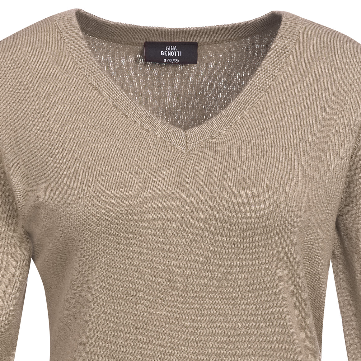 Damen Feinstrickpullover V-Ausschnitt