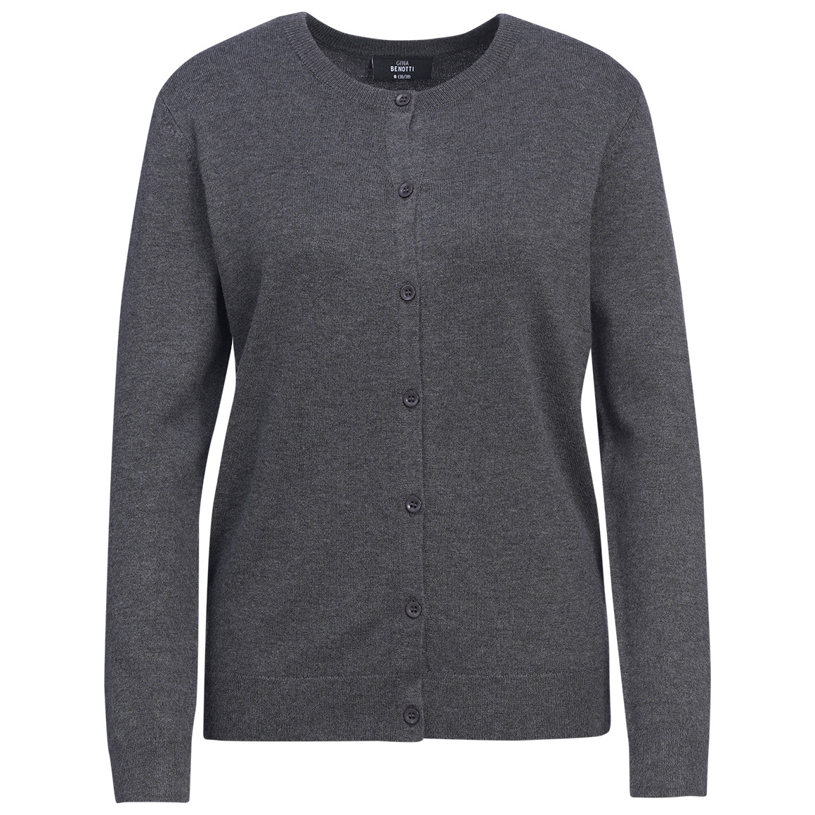 Damen Feinstrickjacke unifarben