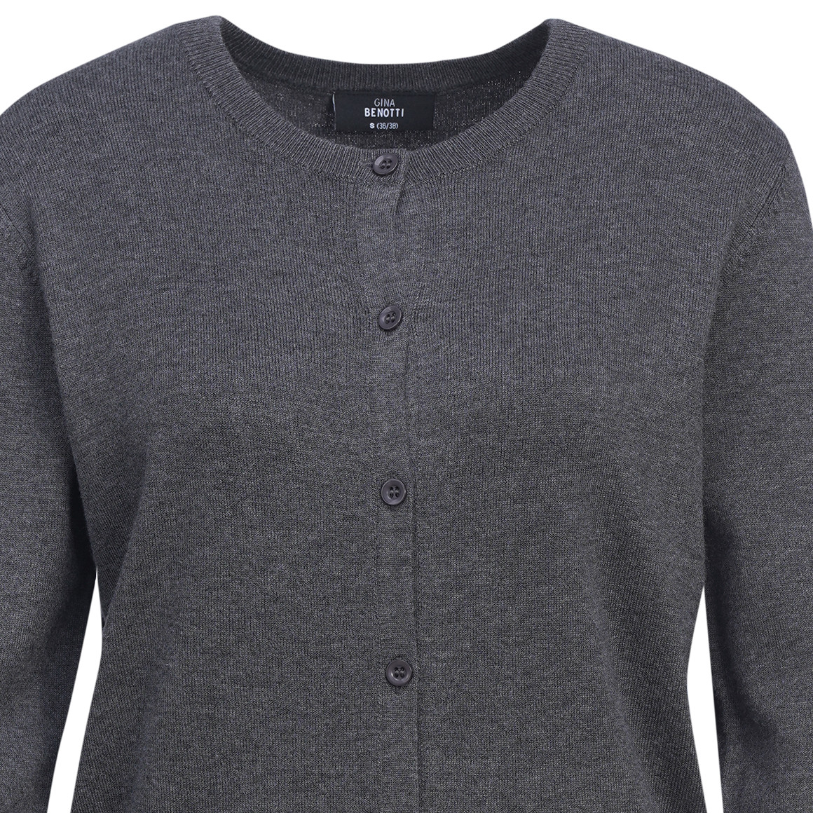 Damen Feinstrickjacke unifarben