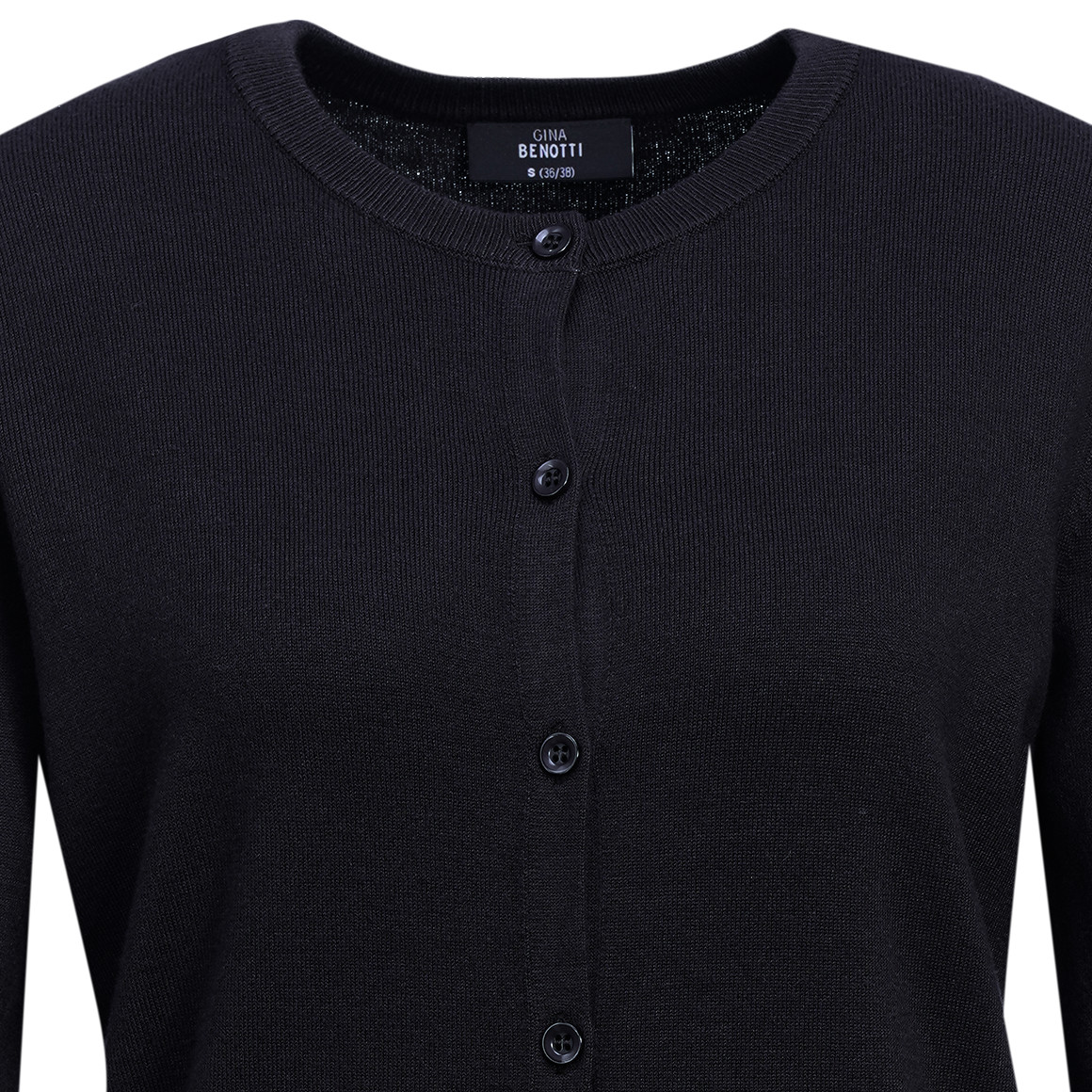 Damen Feinstrickjacke unifarben