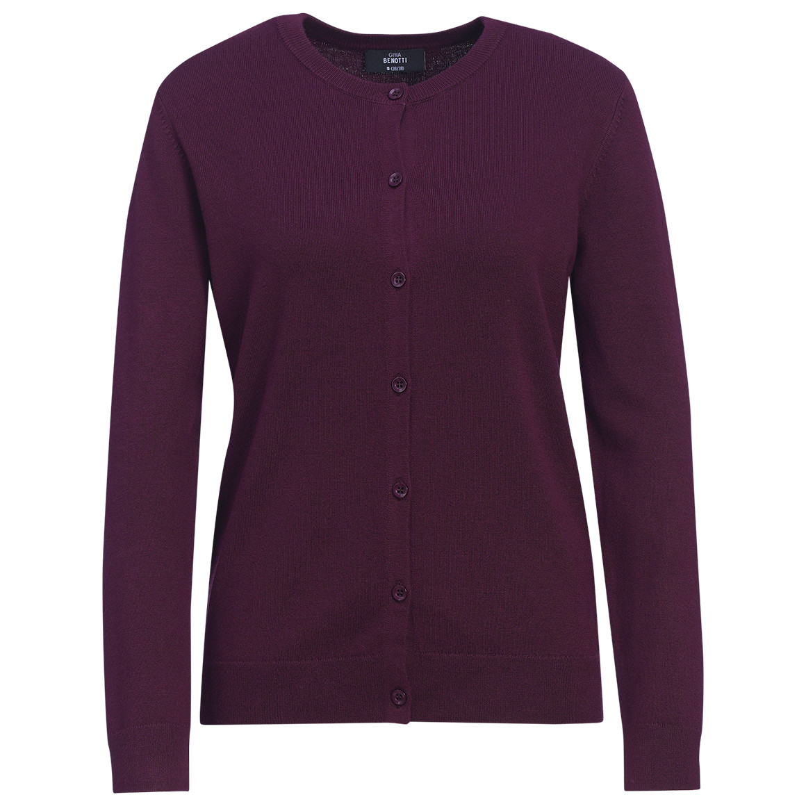 Damen Feinstrickjacke unifarben