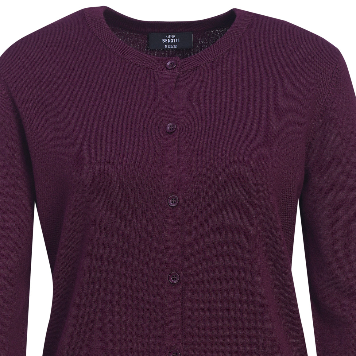 Damen Feinstrickjacke unifarben