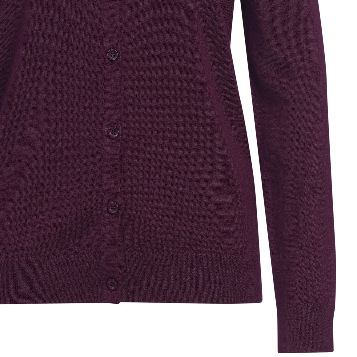 Damen Feinstrickjacke unifarben