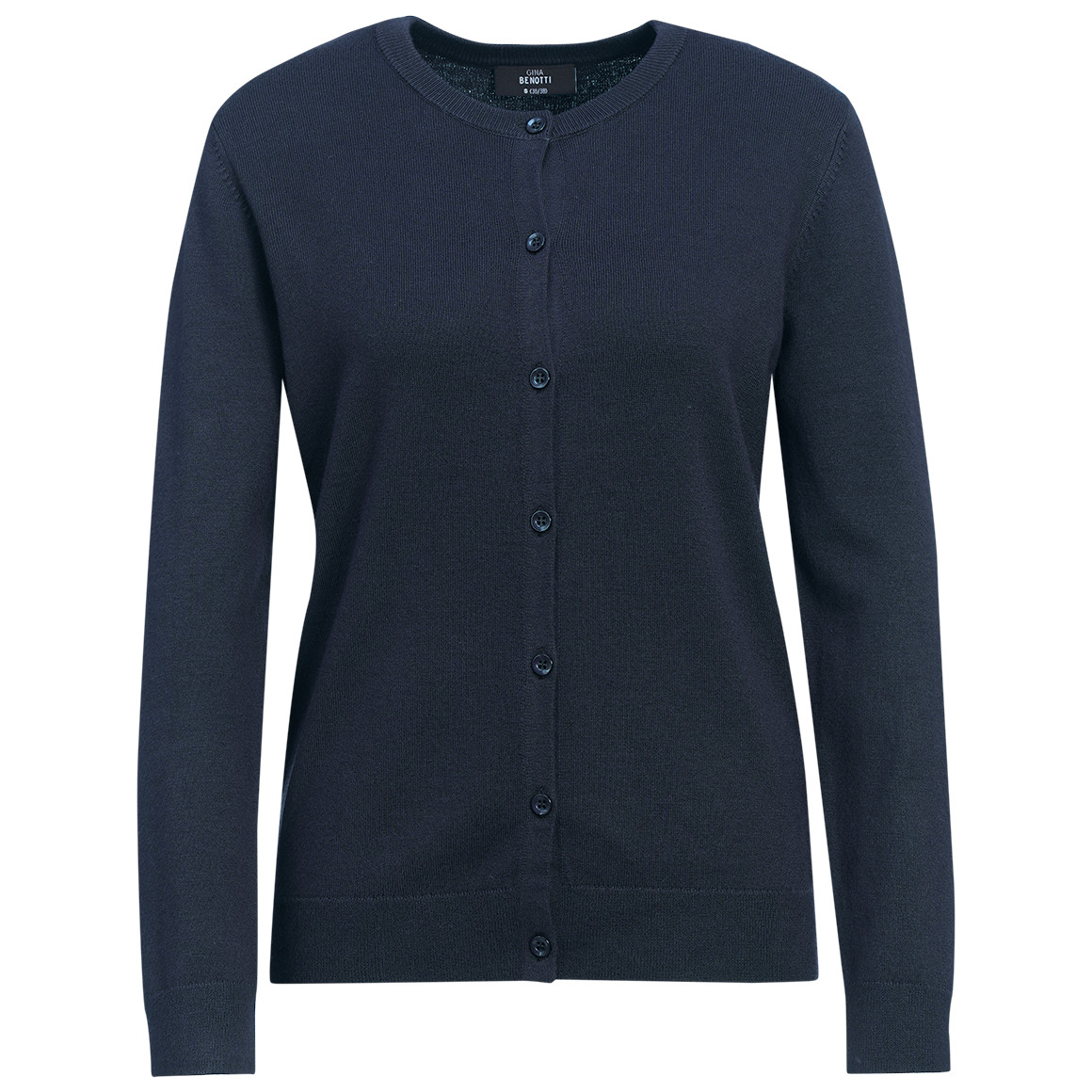 Damen Feinstrickjacke unifarben